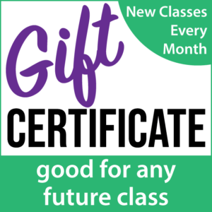 Class Gift Certificates Available